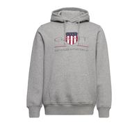 GANT Felpa 'Reg Archive Shield' blu scuro / grigio chiaro / rosso / bianco Uomo - Abbigliamento - Taglie comode - Felpe GANT M