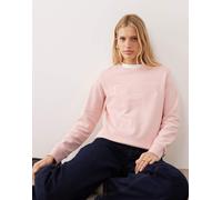 GANT - Felpa rosa stile college con grafica L
