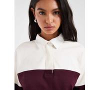 Gant - Felpa stile rugby color panna e bordeaux-Bianco S