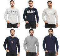 GANT Felpa Uomo Casual Girocollo Designer Pullover Classica Invernale Jumper