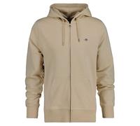 GANT Felpa Uomo - Regolare Shield Full Zip con Cappuccio, Mix Cotone
