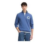 Gant - G-Badge Half Zip - - Sweatshirts & Hoodies - Uomo - Blu - M