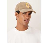 Gant - G - Cappellino con visiera beige a coste-Neutro One Size