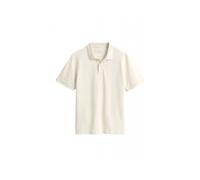 Gant 2014096 Short Sleeve Polo Beige,Bianco L Uomo