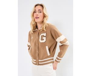 GANT - Gant Varsity Knitted Jacket Beige - Abbigliamento S Beige