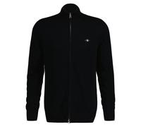 GANT Giacca A Maglia Da Uomo - CARDIGAN ZIP IN COTONE CASUAL, Collo Alto, Cotone