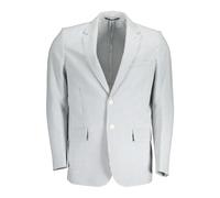 Gant, ,Jackets ,Uomo ,Bianco ,L Giacca Bianca Classica con Maniche Lunghe