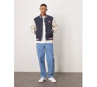 GANT - Giacca college blu navy con bandiera americana e logo applicati sul retro 50