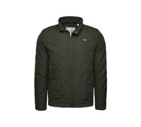 GANT Giacca di mezza stagione 'Quilted' verde scuro / rosso / bianco Uomo GANT L