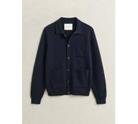 Gant Giacca in maglia GANT con collo e cerniera large blu