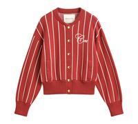 Gant - Giacca Lavorata Varsity - - Knitwear - Donna - Rosso - S