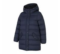 GANT Giacca Lunga Donna XS Blu Notte Imbottita Trapuntata Con Cappuccio Mid Coat