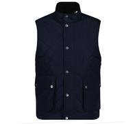 GANT Gilet Imbottito Trapuntato CLASSIC Da Uomo, Collo Alto, Zip, Blu