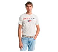 GANT Graphic SS T-Shirt, Crema, XXXL Uomo