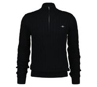 GANT Herren Pullover Maglia Cotone CABLE Half Zip, Zopfstrick Troyer