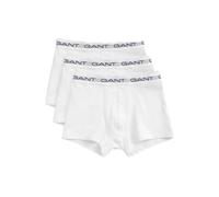 GANT Trunk 3-Pack Intimo, Bianco, Taglia Unica (Pacco da 3) Uomo