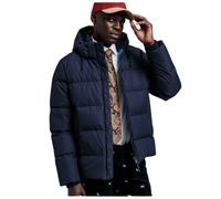 Gant, ,Jackets ,Uomo ,Blu ,S Alta Giacca Imbottita Mista Cotone