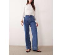 GANT - Jeans a zampa blu medio con tasche e bottoni W29