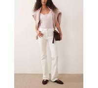 GANT - Jeans a zampa elasticizzati bianco guscio d'uovo W29