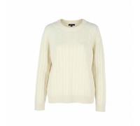 Gant Lambswool Cable C-Neck Donna Maglione L Crema Misto Lana Maglia Pullover