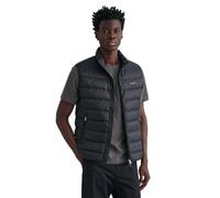 GANT LIGHT DOWN VEST, Gilet Uomo, Nero ( BLACK ), 4XL
