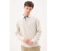 GANT - Light Sacker Rib Ls Polo Beige - Abbigliamento M Beige