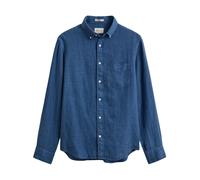Gant - Linen Shirt - - Shirts - Uomo - Blu - L
