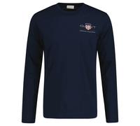 GANT Maglia Maschile - Regolare Medio Archive Shield,Longsleeve,Baumwol