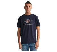 Gant Archive Shield Regular Fit Short Sleeve T-shirt Blu M Uomo