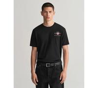 Gant Reg Archive Shield Emb Short Sleeve T-shirt Nero L Uomo
