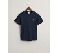 GANT SLIM SHIELD SS T-SHIRT, T-shirt Uomo, Blu ( EVENING BLUE ), M