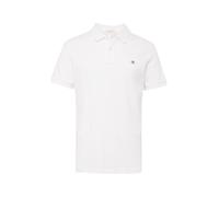 GANT Polo Slim Shield SS Pique, Bianco, XXL Uomo