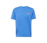 GANT Maglietta blu / rosso ciliegia / argento / bianco Uomo GANT L blu / rosso ciliegia / argento / bianco