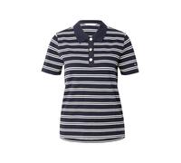 Gant - Polo a maniche lunghe blu navy e grigia a righe S