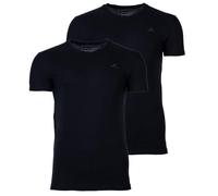 GANT Maglietta Da Uomo, Confezione Da 2 - Collo A V, Maniche Corte, Cotone