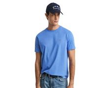 GANT Reg Shield SS T-Shirt, Perfect Blue, M Uomo