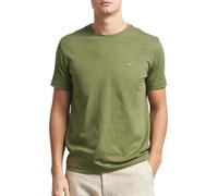 Gant Maglietta da Uomo Reg Shield SS, Verde Erba secca, M