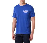 GANT Maglietta Graphic SS, Blu, XL