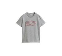 GANT Maglietta grigio sfumato / rosso ruggine Donna - Abbigliamento - Taglie comode - Maglie e top - Maglie e T-shirt GANT XS
