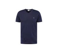 GANT SLIM SHIELD V-NECK T-SHIRT, T-shirt Uomo, Blu ( EVENING BLUE ), XXL