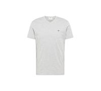 Gant Shield Short Sleeve V Neck T-shirt Grigio M Uomo