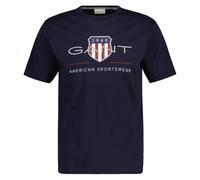 Gant Archive Shield Regular Fit Short Sleeve T-shirt Blu XL Uomo
