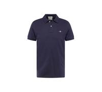 GANT Polo Slim Shield SS Pique, Blu-Evening Blue, XXL Uomo