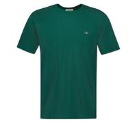GANT Reg Shield SS Maglietta T-Shirt, Verde Foresta, S Uomo