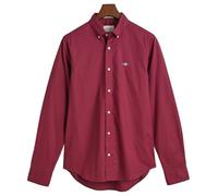 GANT Maglietta Slim Poplin Camicia, Colore: Vinaccia, XXL Uomo