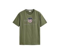 Gant Archive Shield Regular Fit Short Sleeve T-shirt Verde M Uomo