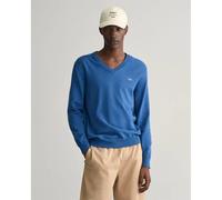GANT - CLASSIC COTTON V-NECK Blu - Abbigliamento S Blu