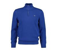 GANT Casual Cotton Half Zip Pullover, Rich Blue, XL Uomo
