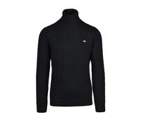 Gant Maglione Dolcevita Trecce Nero XL