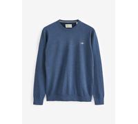 Gant Maglione girocollo in cotone GANT Classic 100% blu